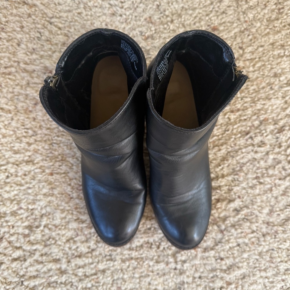 Nine West Black Ankle‎ zip up Boots size 8 - Picture 9 of 12
